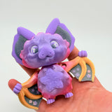 Grand Bat Sprites | 3D Printed | Articulated Collectible for Desk Decoration Nature Ornaments