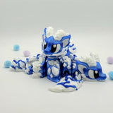 Grand Munchkin Dragons | 3D Printed | Articulated Collectible for Desk Decoration Nature Ornaments Dragon Fruit Unicorn Tail Decorative Figurines