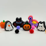 Spooky Halloween Clickers | Fidget Clickers | Desk Fidget and Keychains Cryptid Book Cat Dragon
