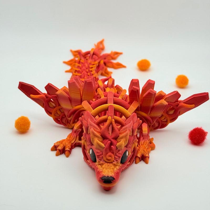 Solar and Nightwing Dragon | 3D Printed | Articulated Collectible