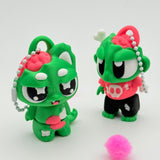 Star-Eyed Zombie Cat and Zombie Munchkin